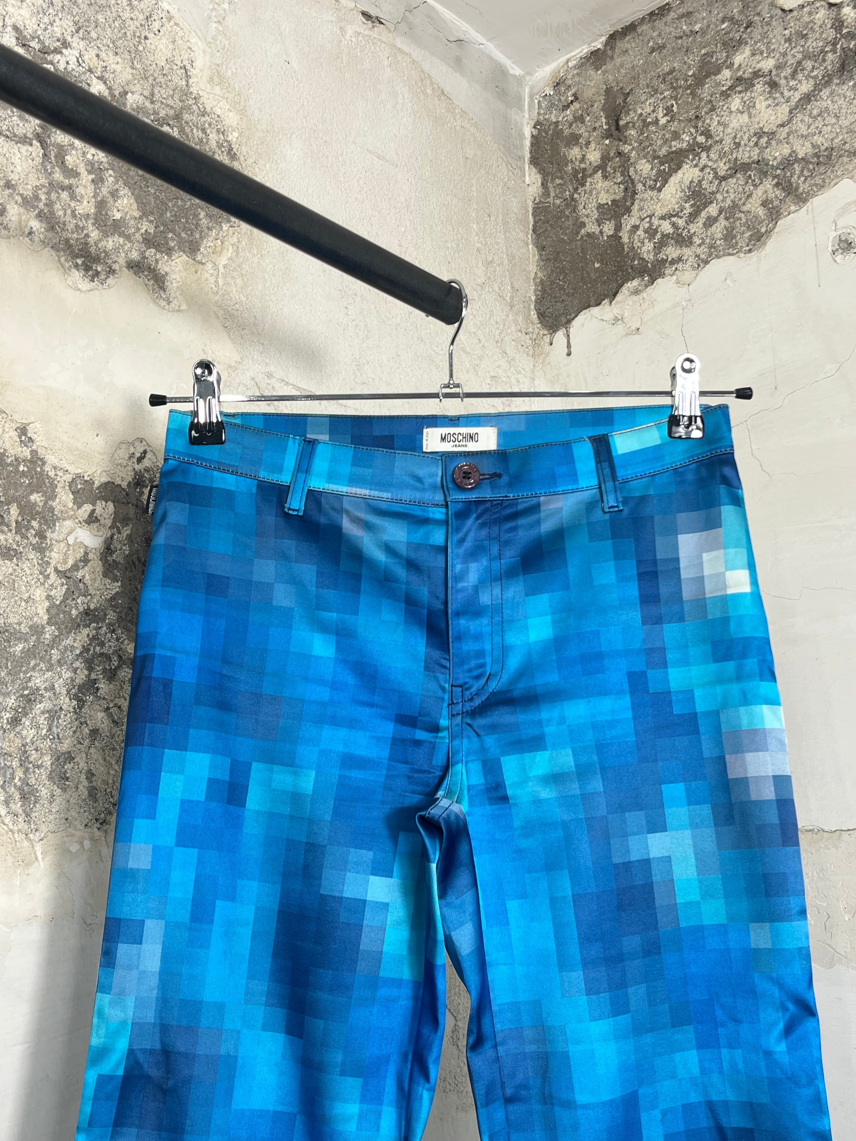 Moschino Pixeled Trousers