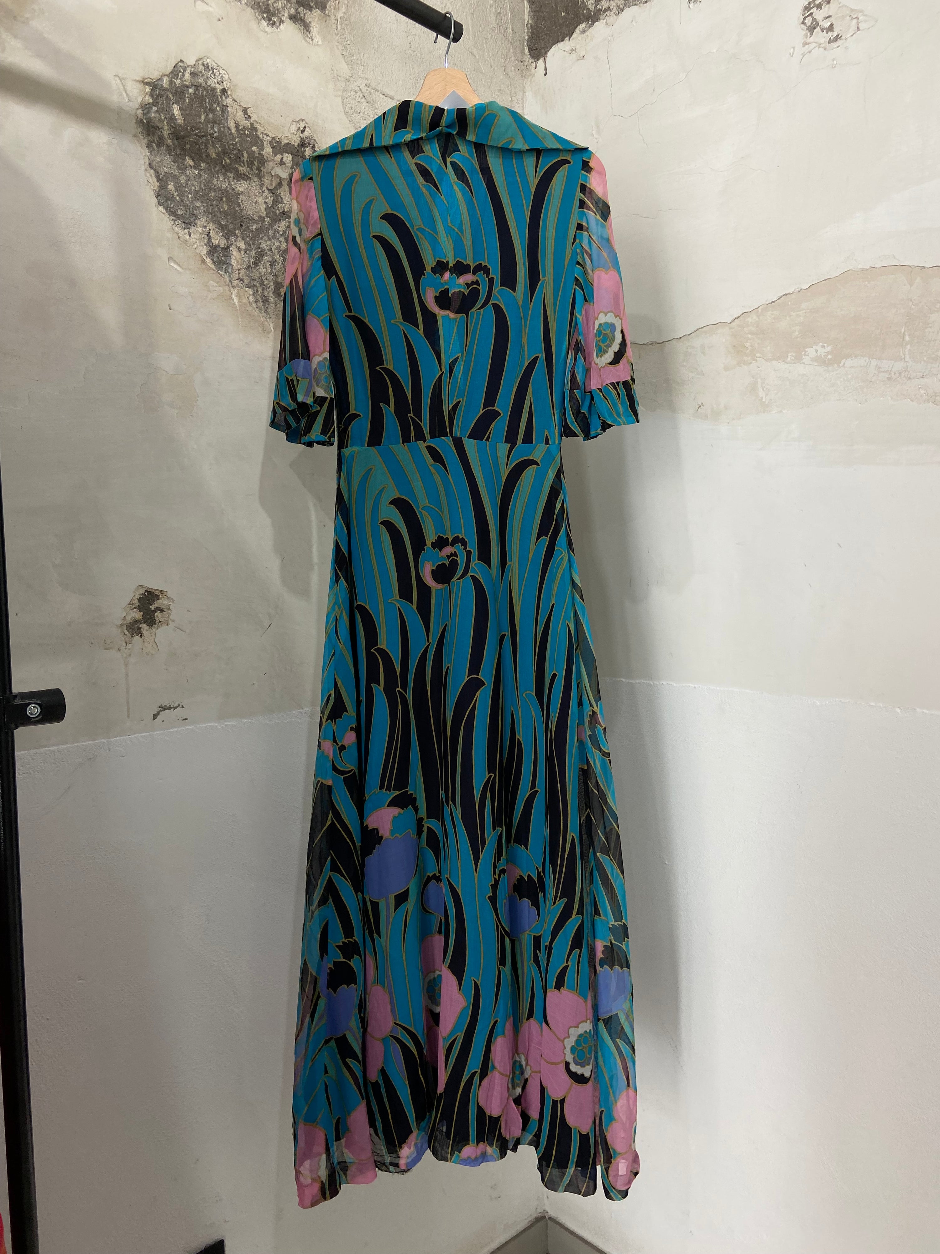 70’s Floral Print Dress