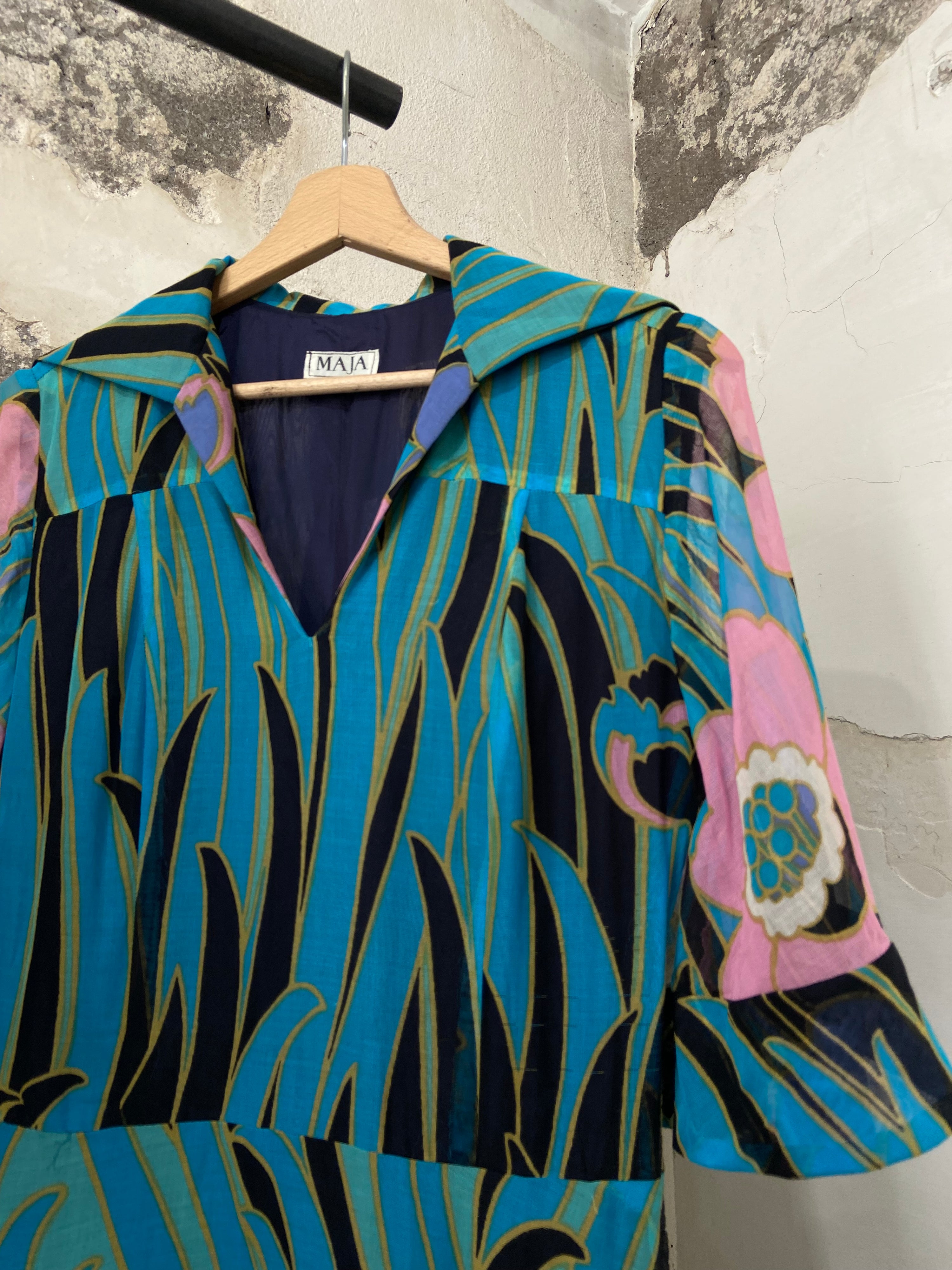 70’s Floral Print Dress