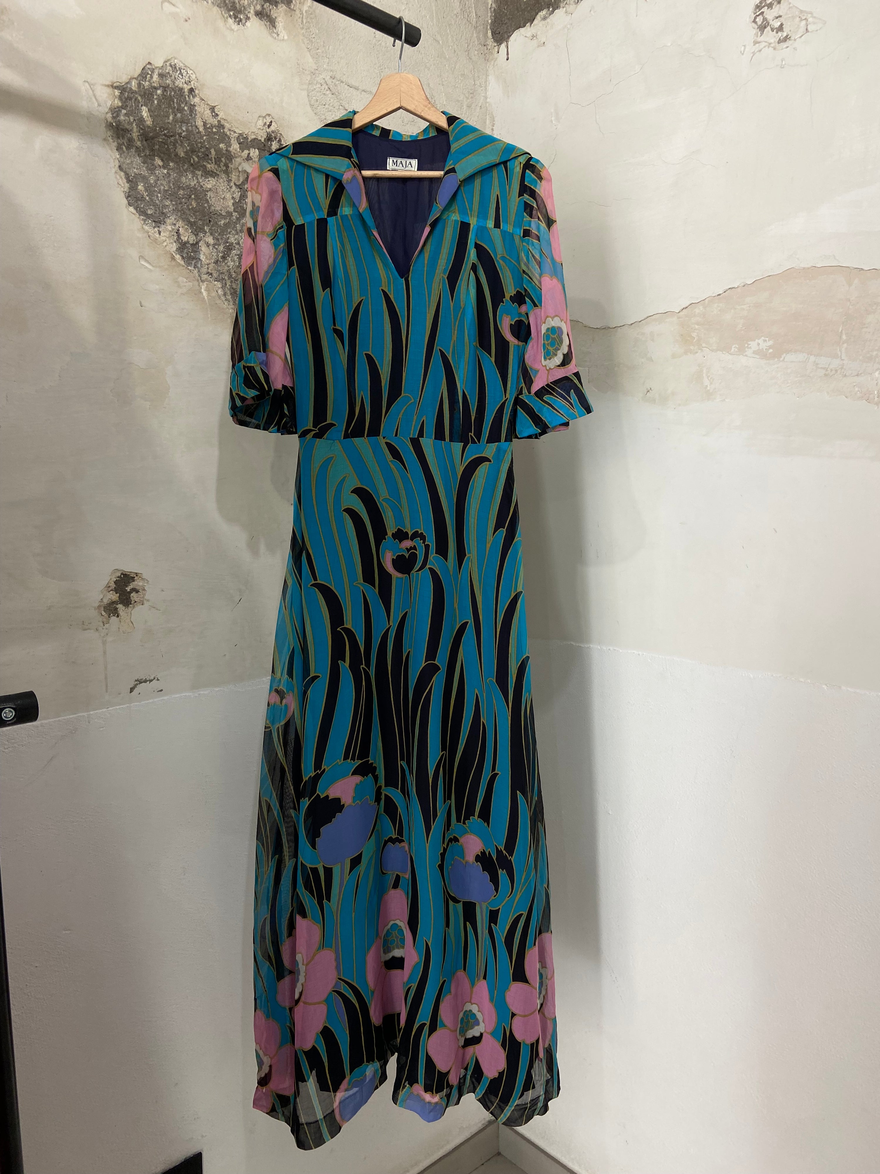 70’s Floral Print Dress