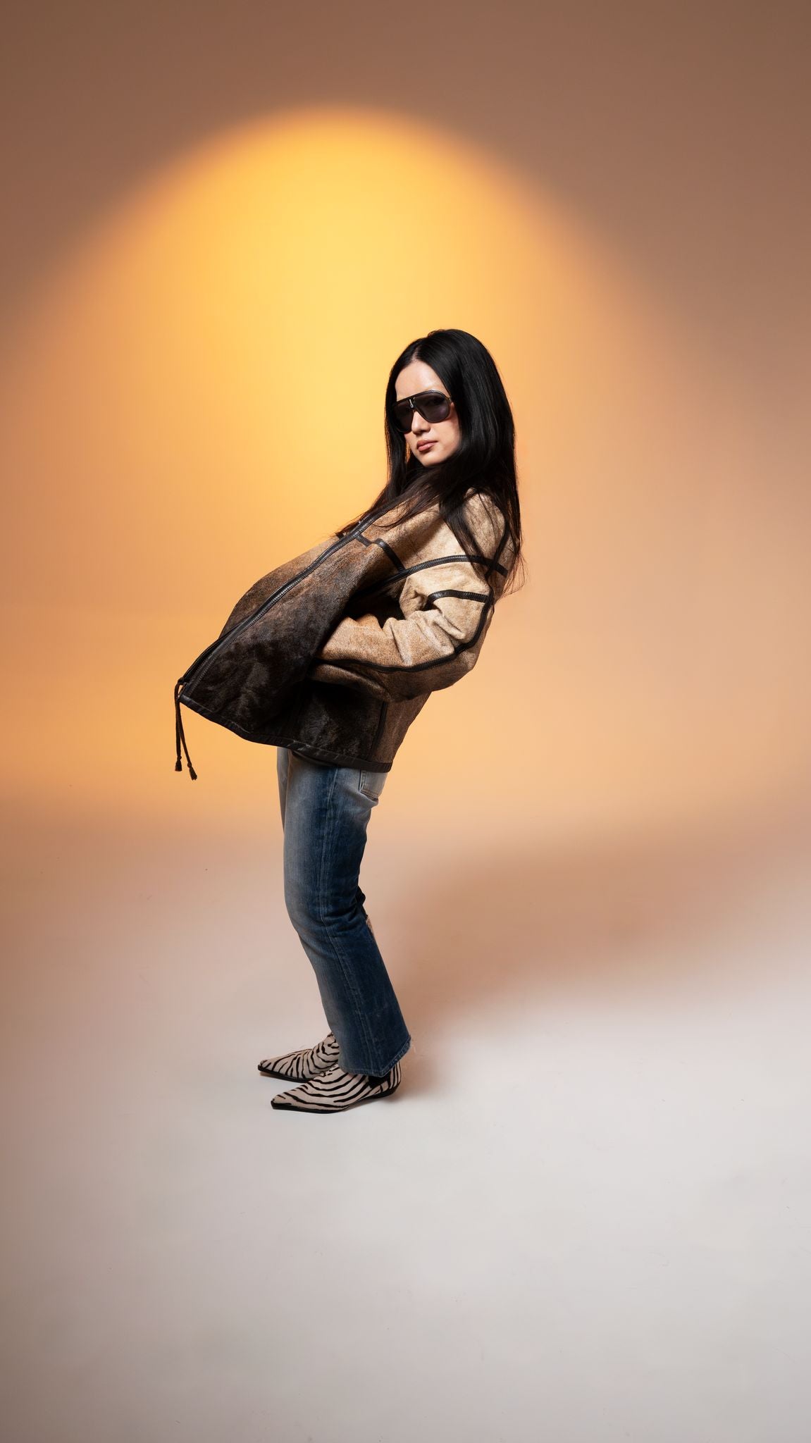 Pony hair jacket