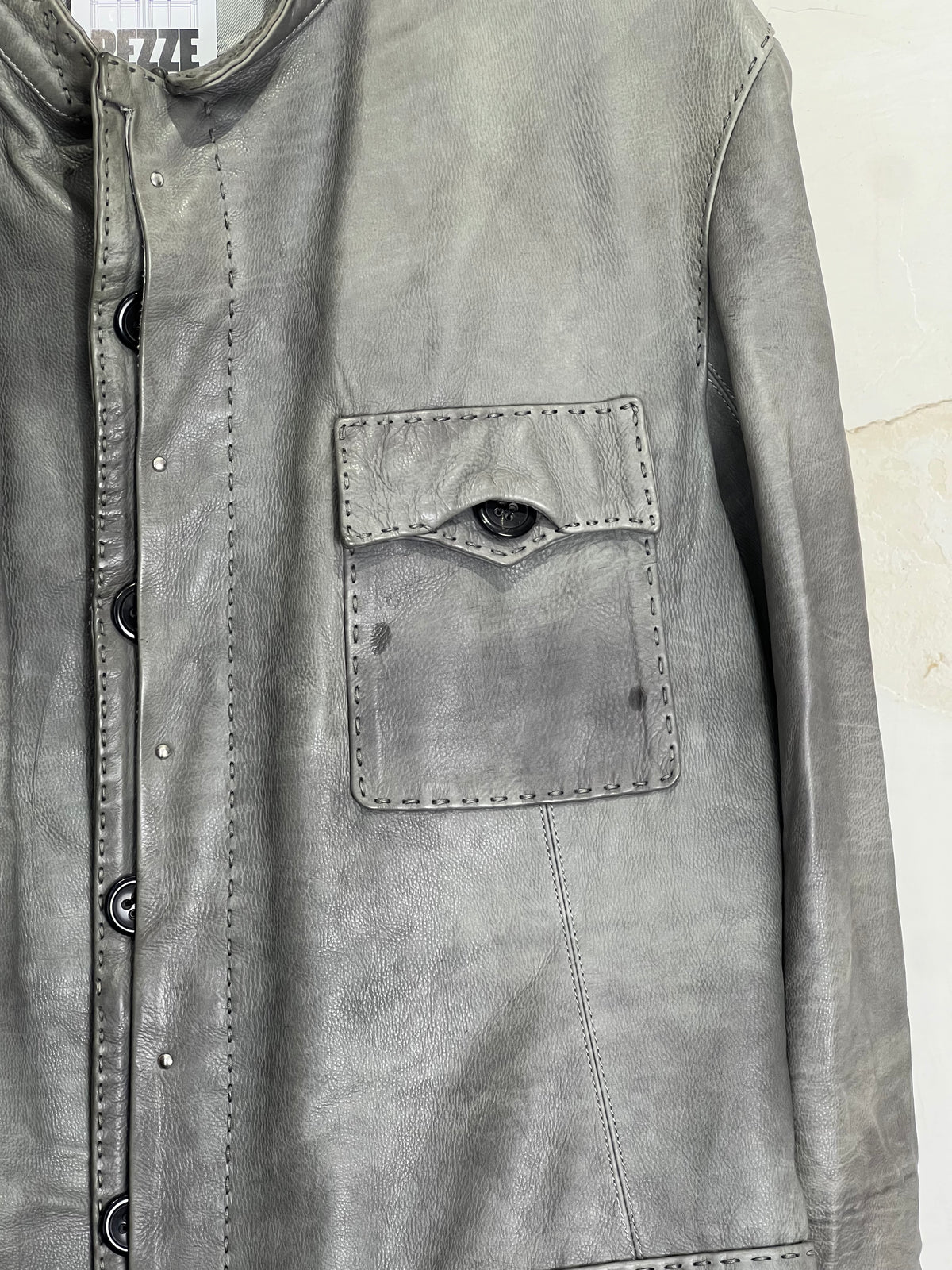 Dirk Bikkemberg Leather Jacket