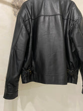 Load image into Gallery viewer, Leather motorcycle jacket
