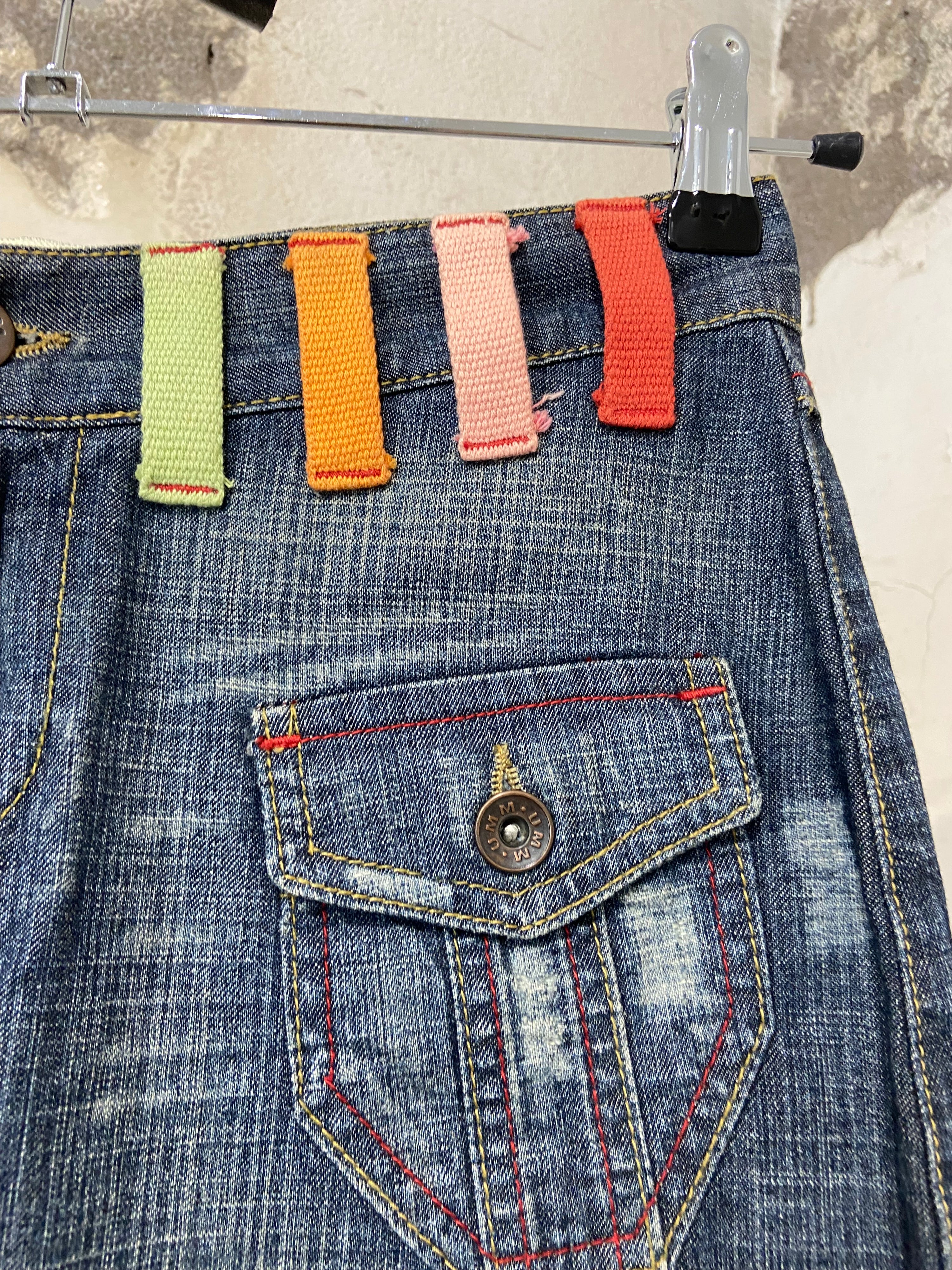 UMM Denim Mini Skirt