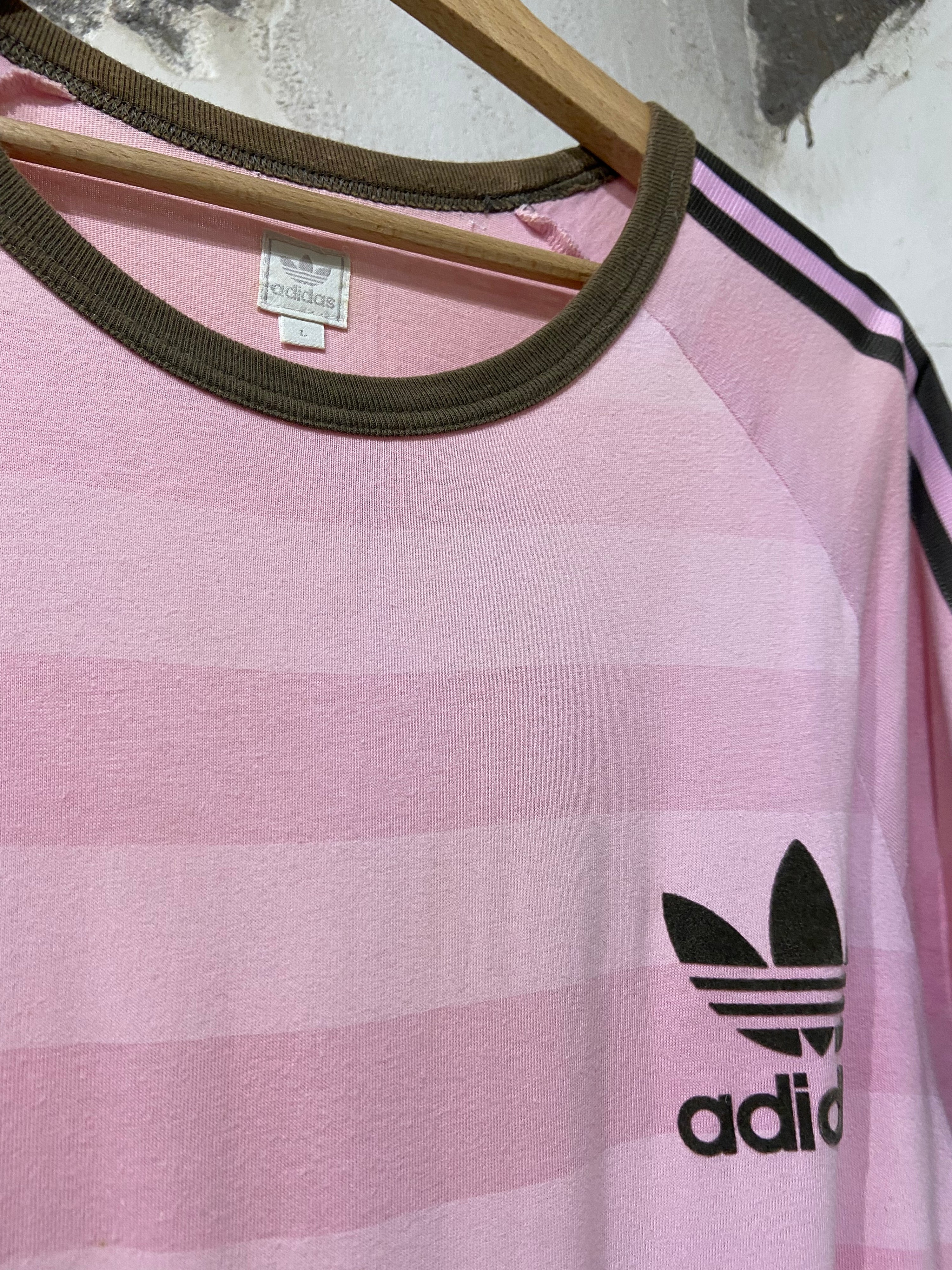 Adidas striped tee