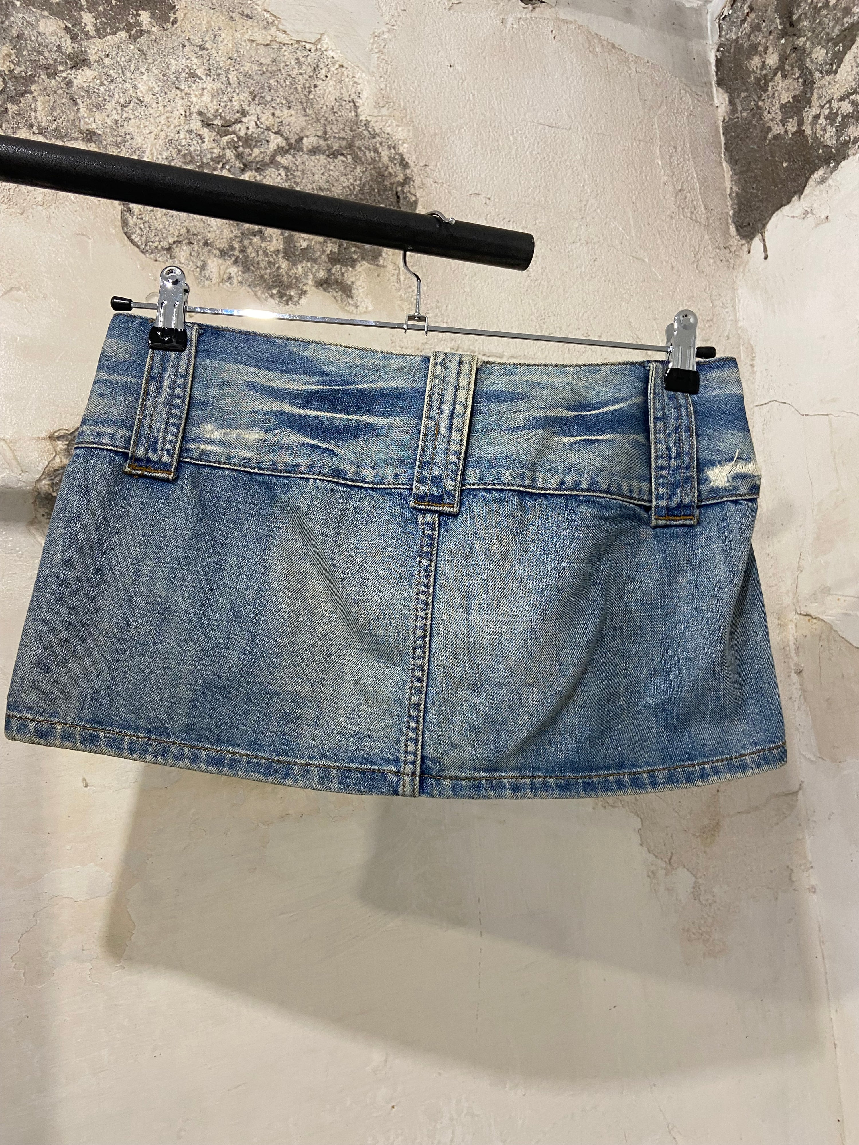 Cemento Studded Denim Skirt