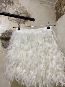 Ostrich feathers skirt