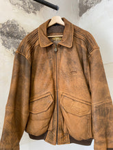 Load image into Gallery viewer, Camel leather jacket
