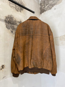 Camel leather jacket