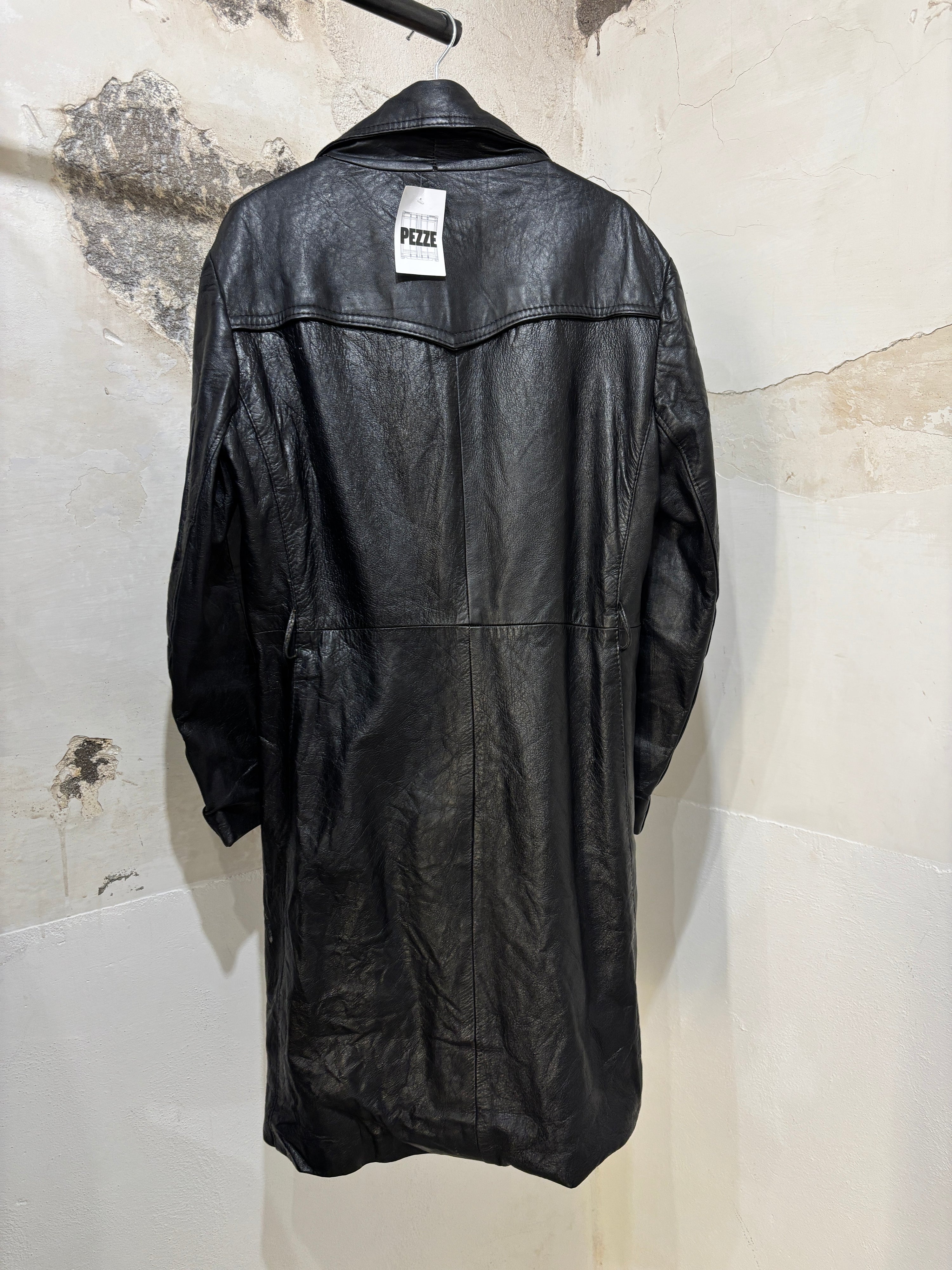 Leather trench