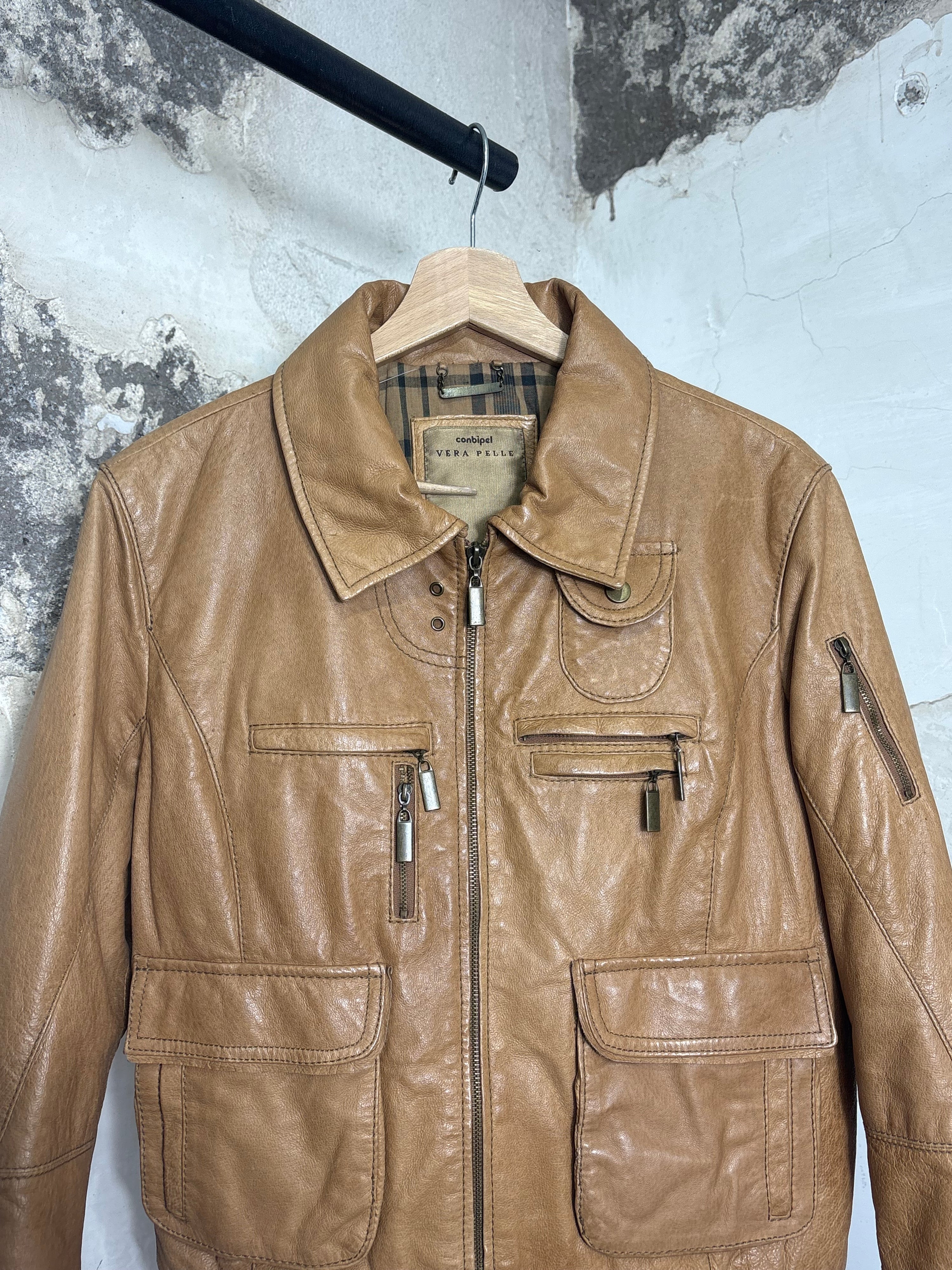 Leather Bomber Jacket