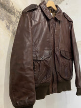 Load image into Gallery viewer, Schott leather jacket

