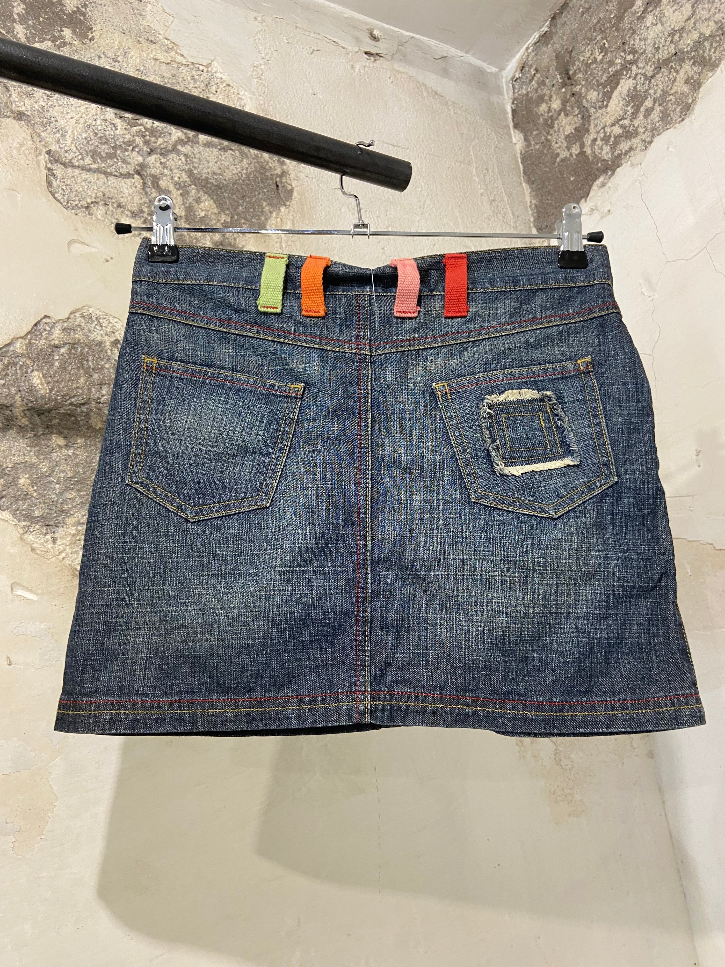 UMM Denim Mini Skirt