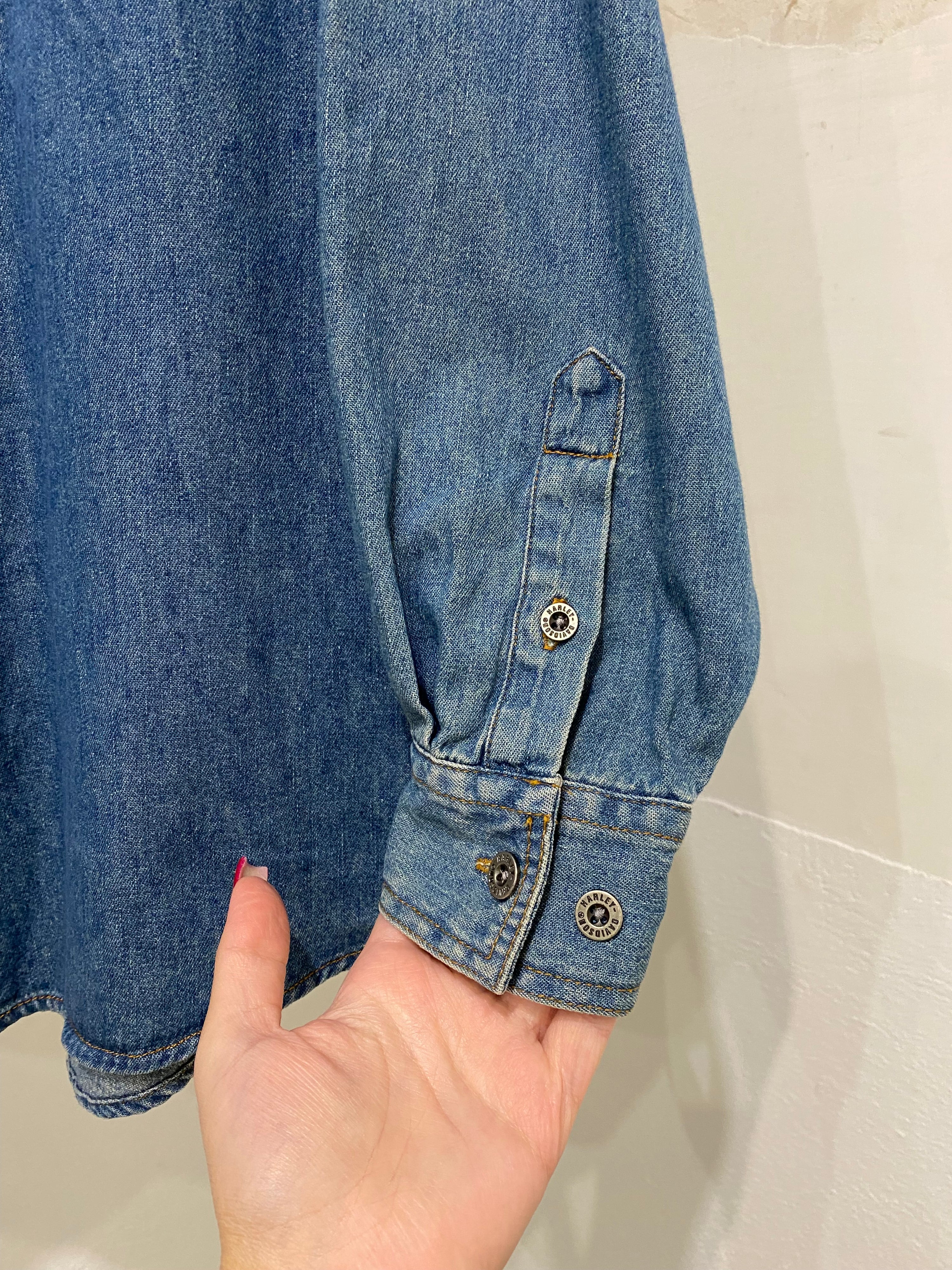 Camicia in denim Harley Davidson