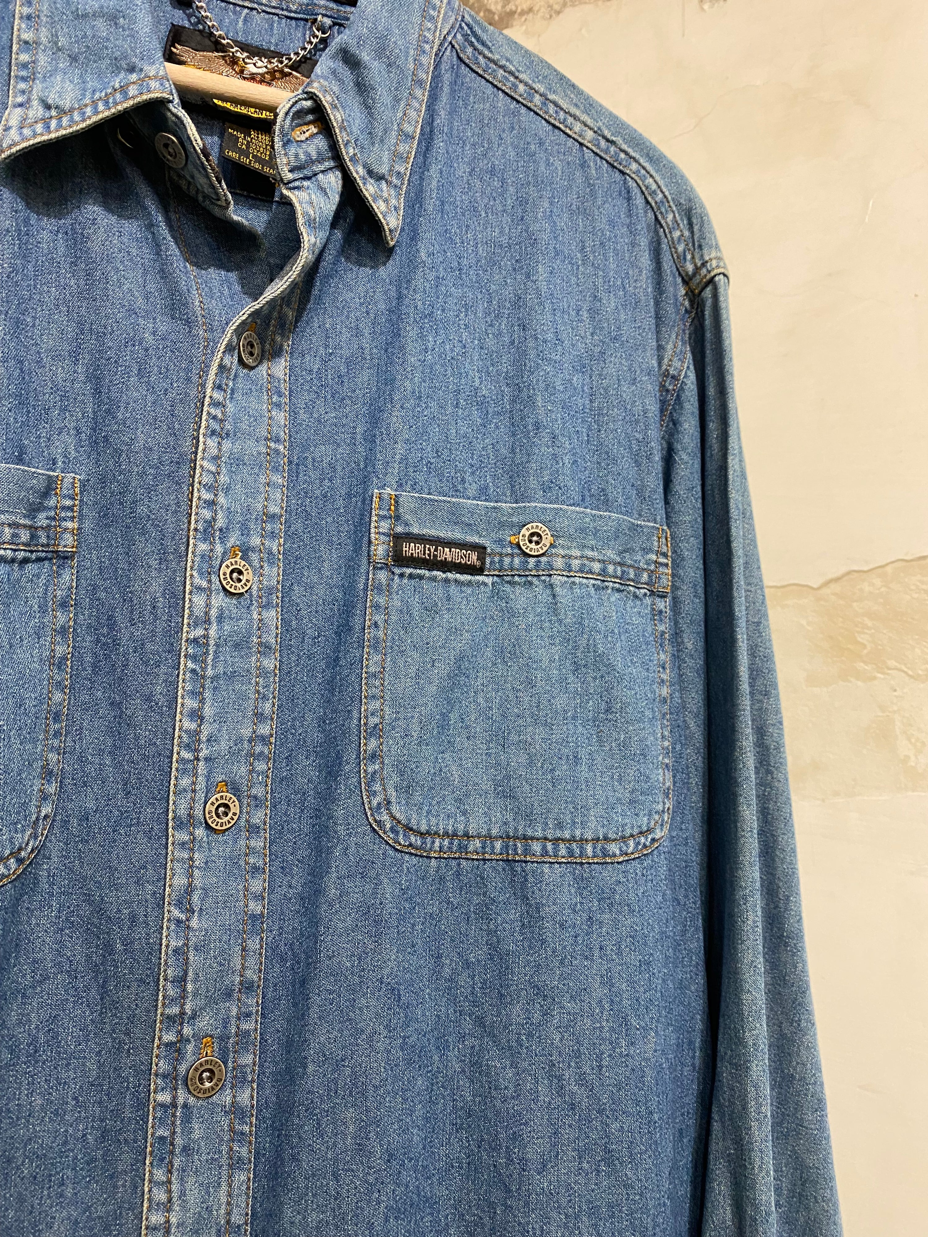 Camicia in denim Harley Davidson