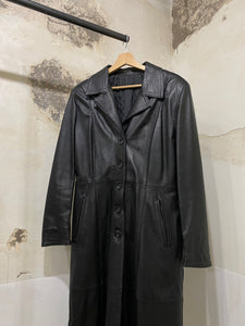 Leather trench