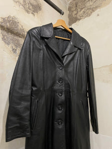 Leather trench