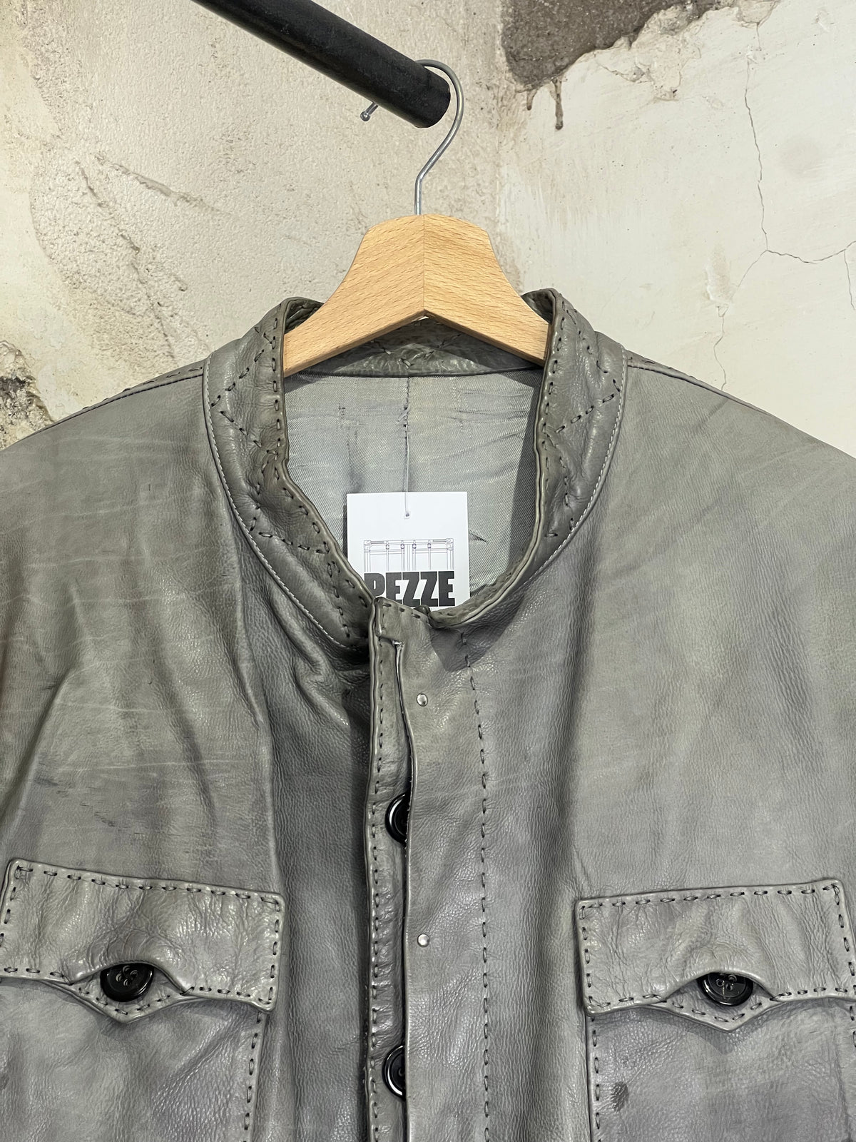 Dirk Bikkemberg Leather Jacket