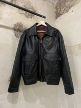 Load image into Gallery viewer, Leather motorcycle jacket
