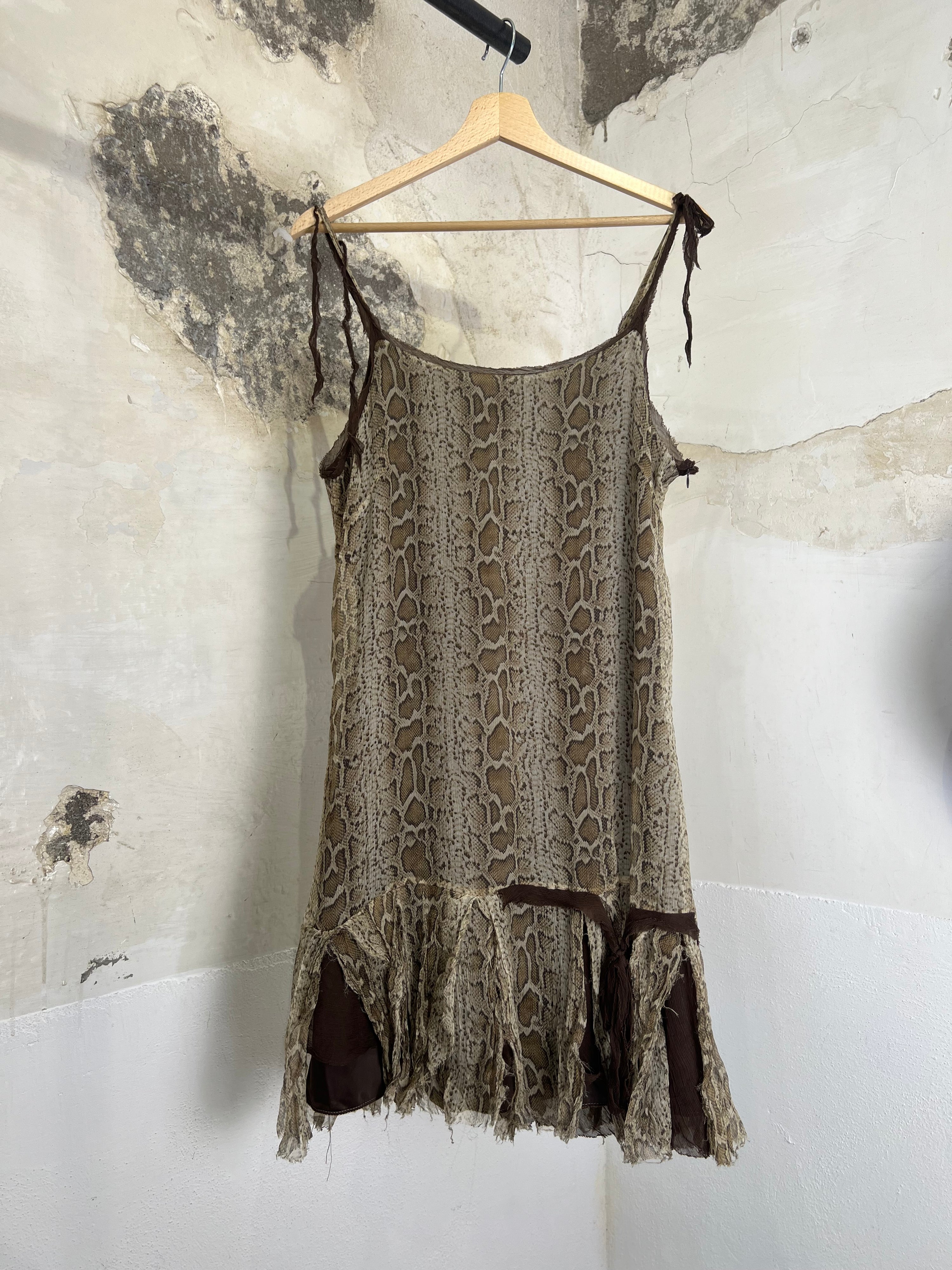 Snake Pattern Dress