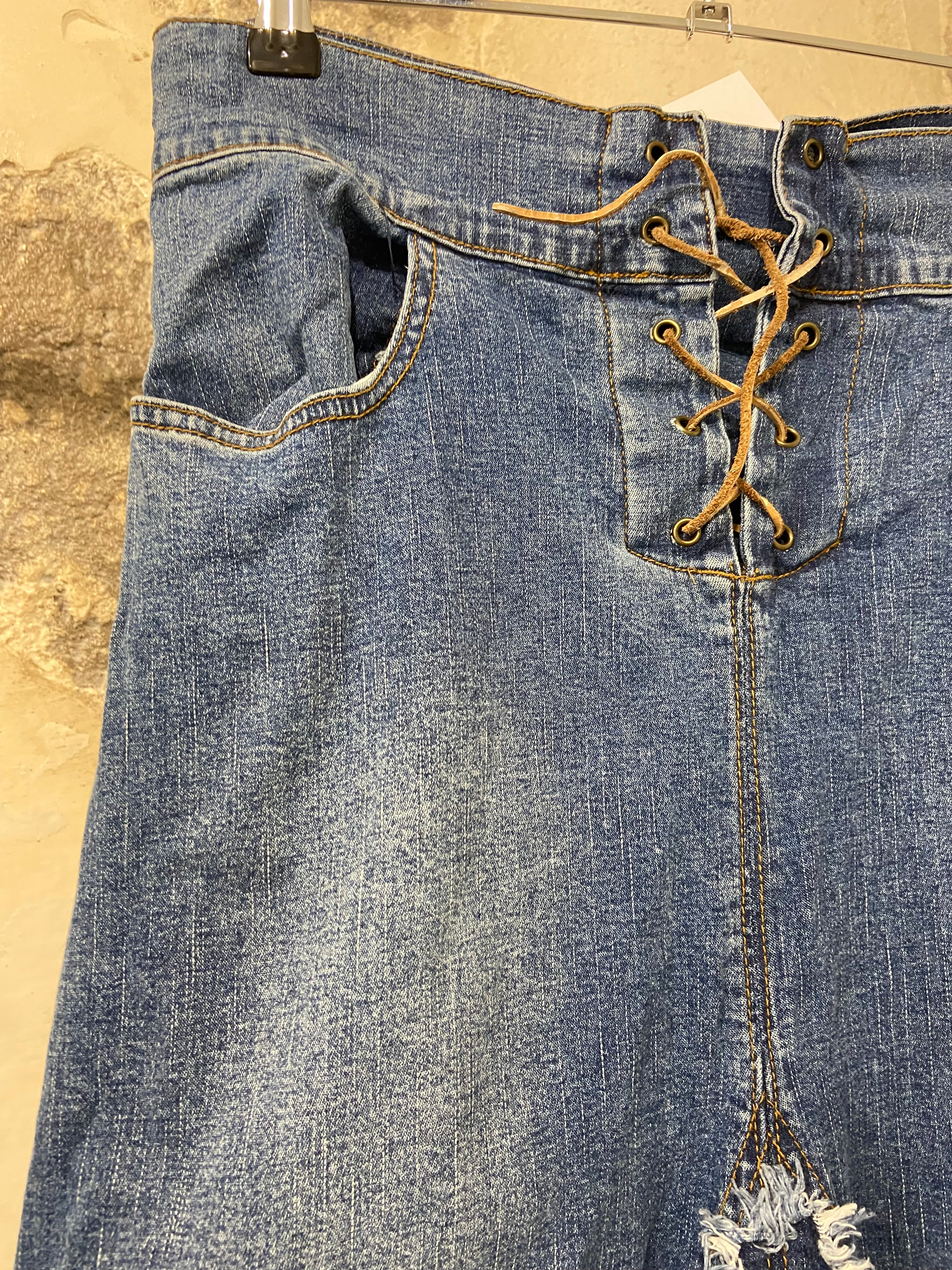Denim Maxi Skirt