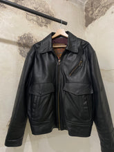 Load image into Gallery viewer, Leather motorcycle jacket
