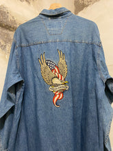 Load image into Gallery viewer, Harley Davidson denim shirt
