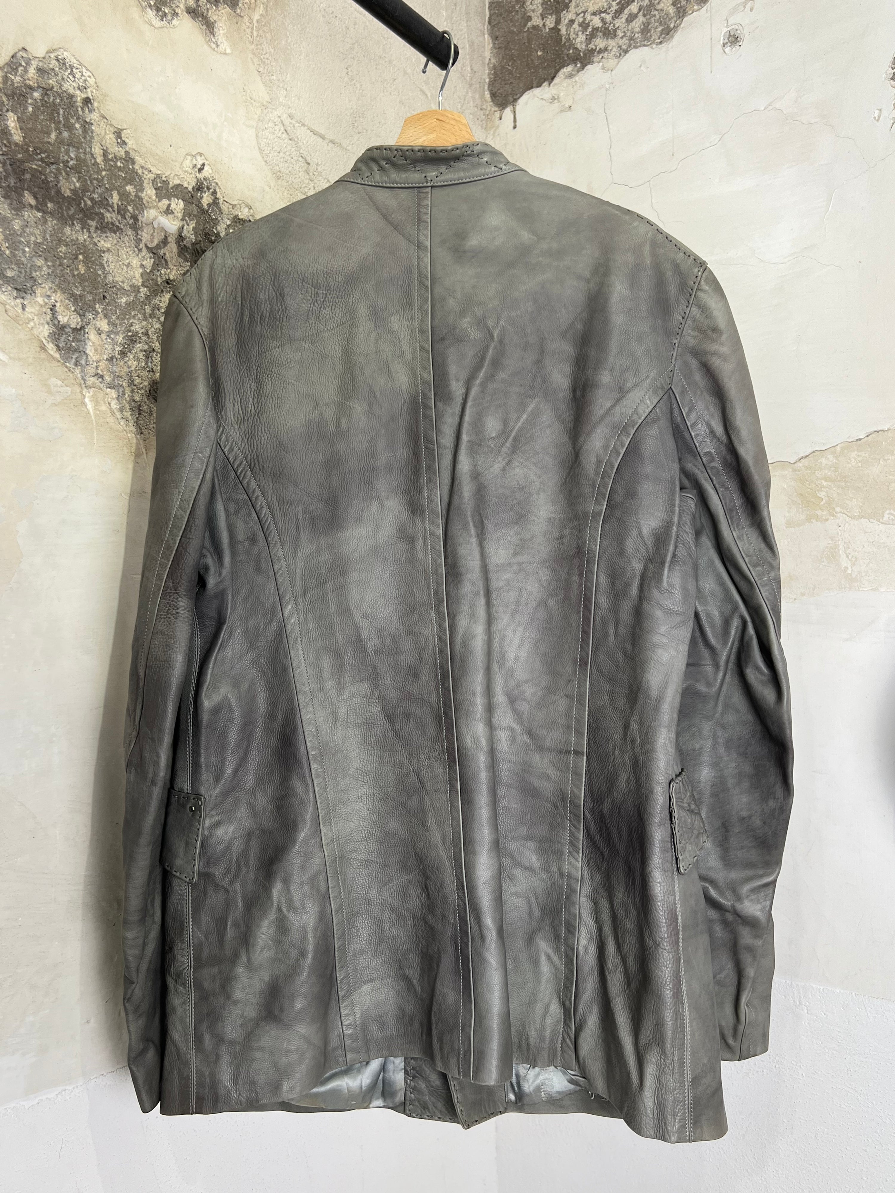 Dirk Bikkemberg Leather Jacket