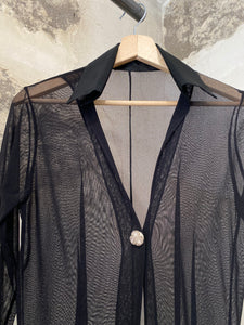 Mesh long shirt