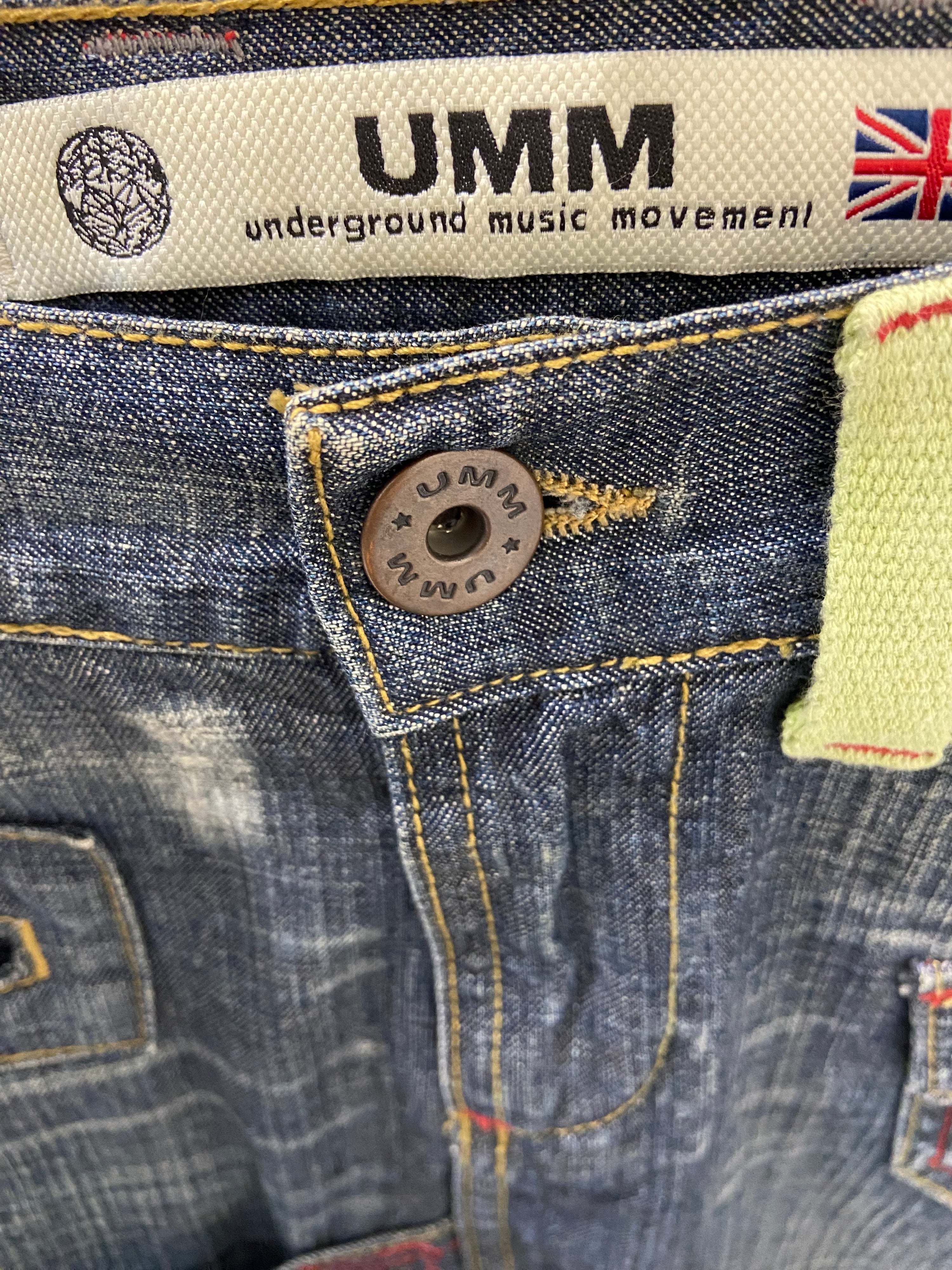 UMM Denim Mini Skirt