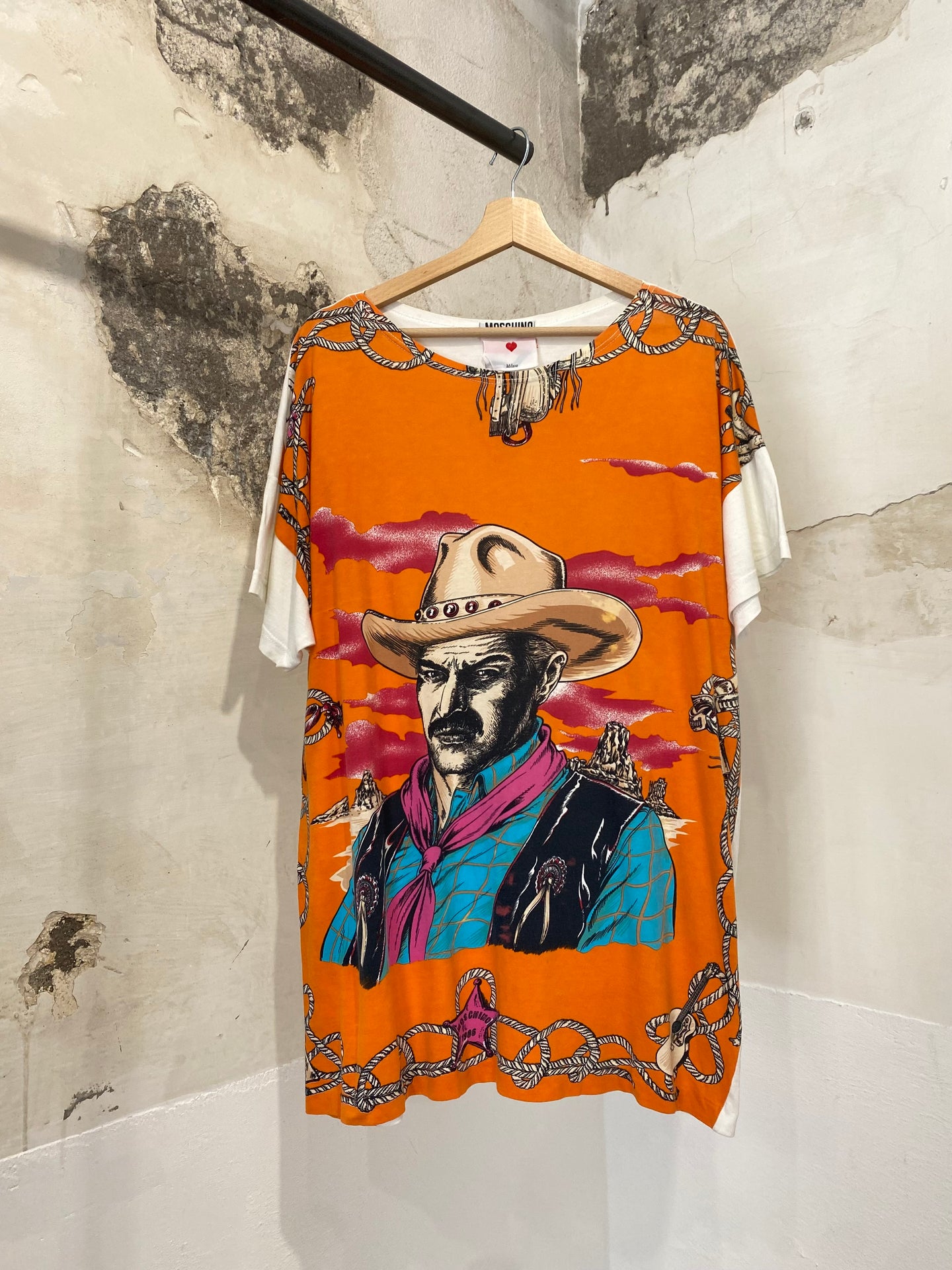 Moschino western t-shirt