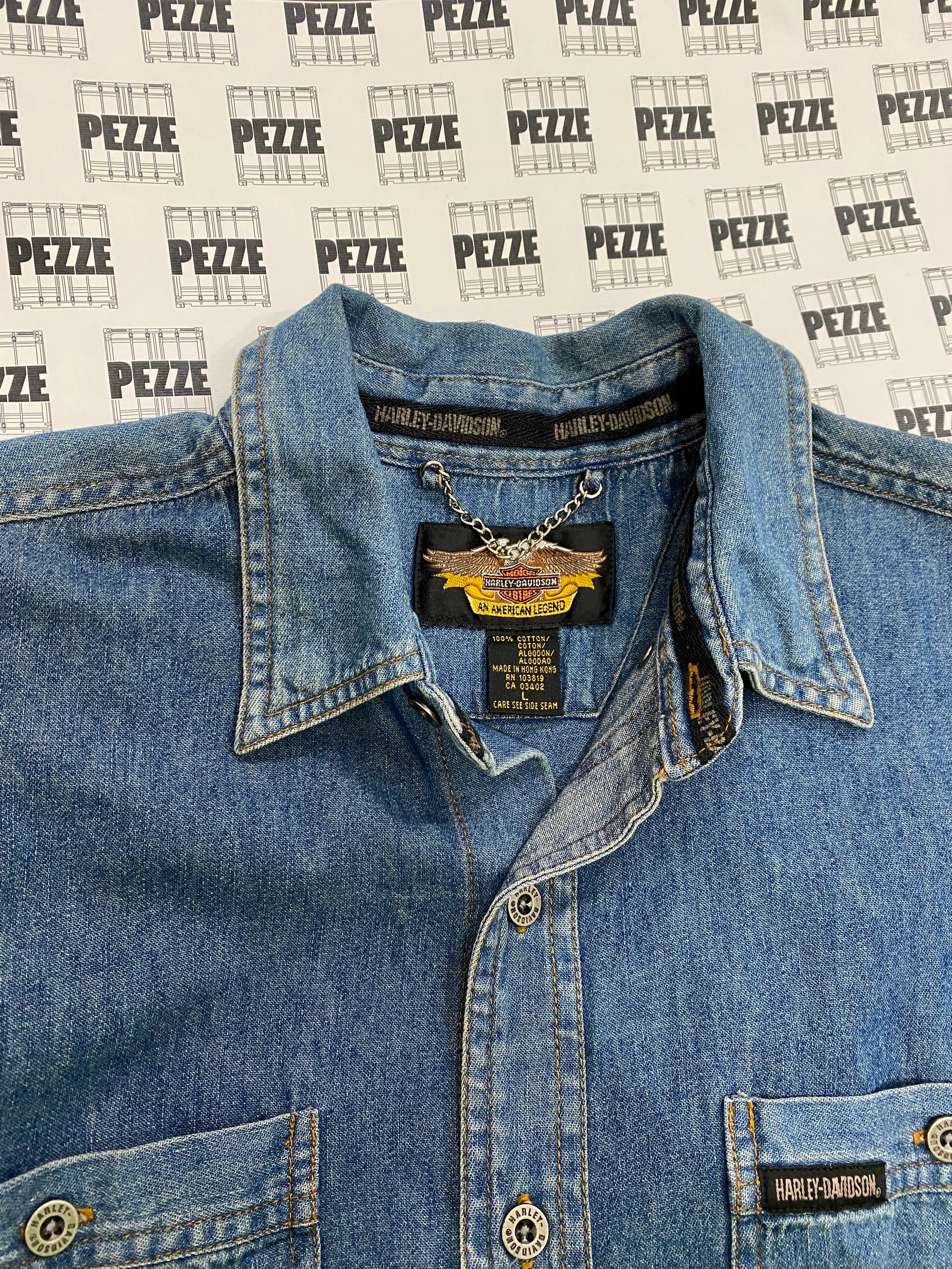 Camicia in denim Harley Davidson