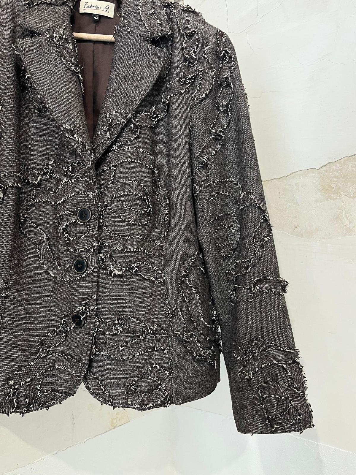 Vintage Textured Blazer