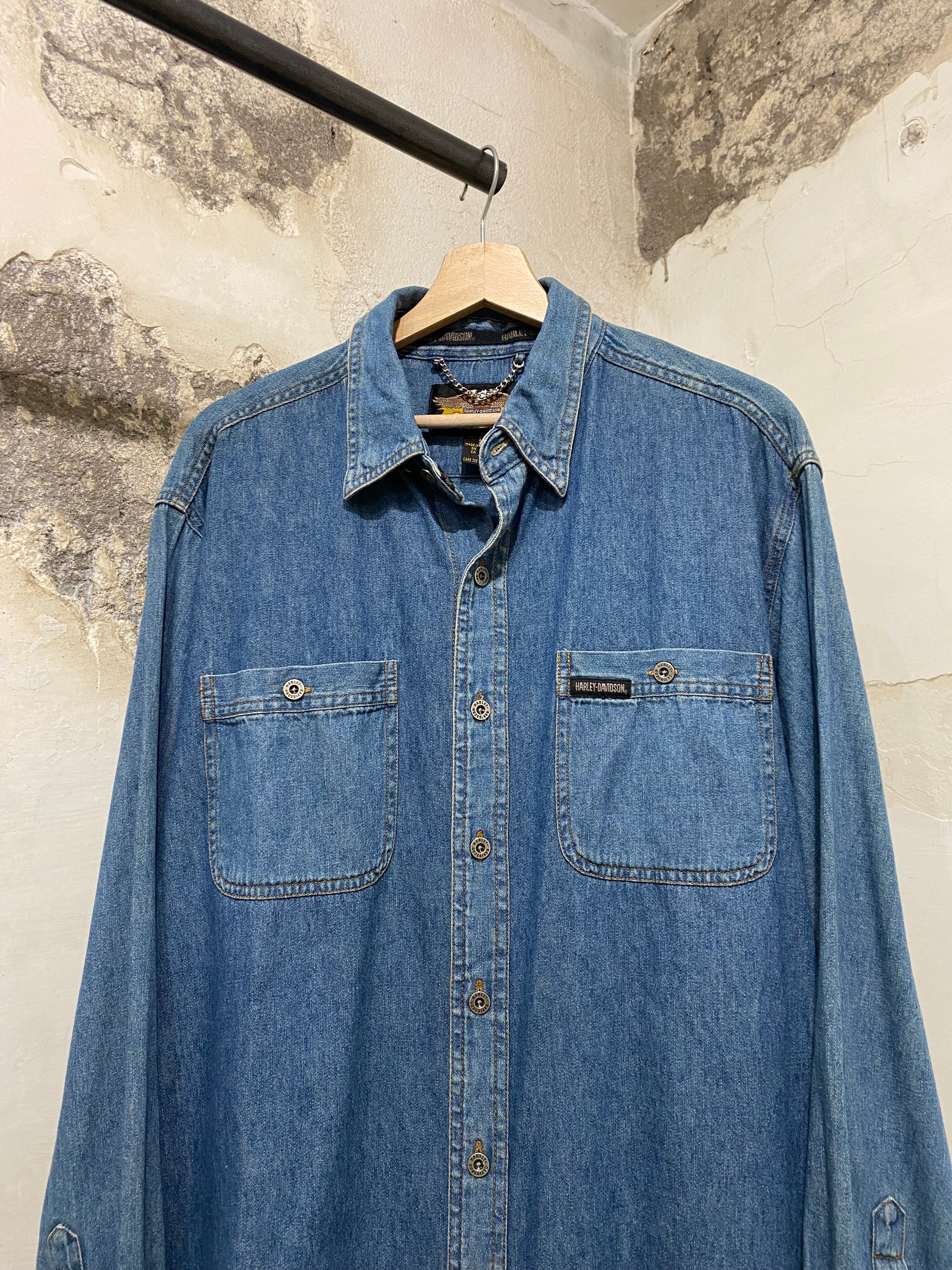 Camicia in denim Harley Davidson
