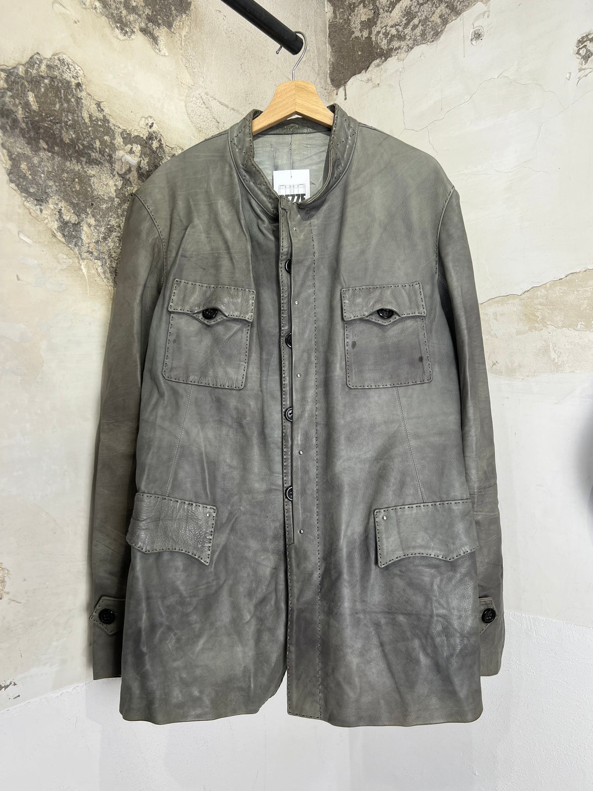 Dirk Bikkemberg Leather Jacket