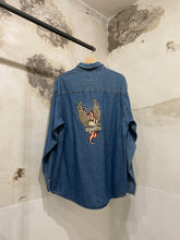 Load image into Gallery viewer, Harley Davidson denim shirt
