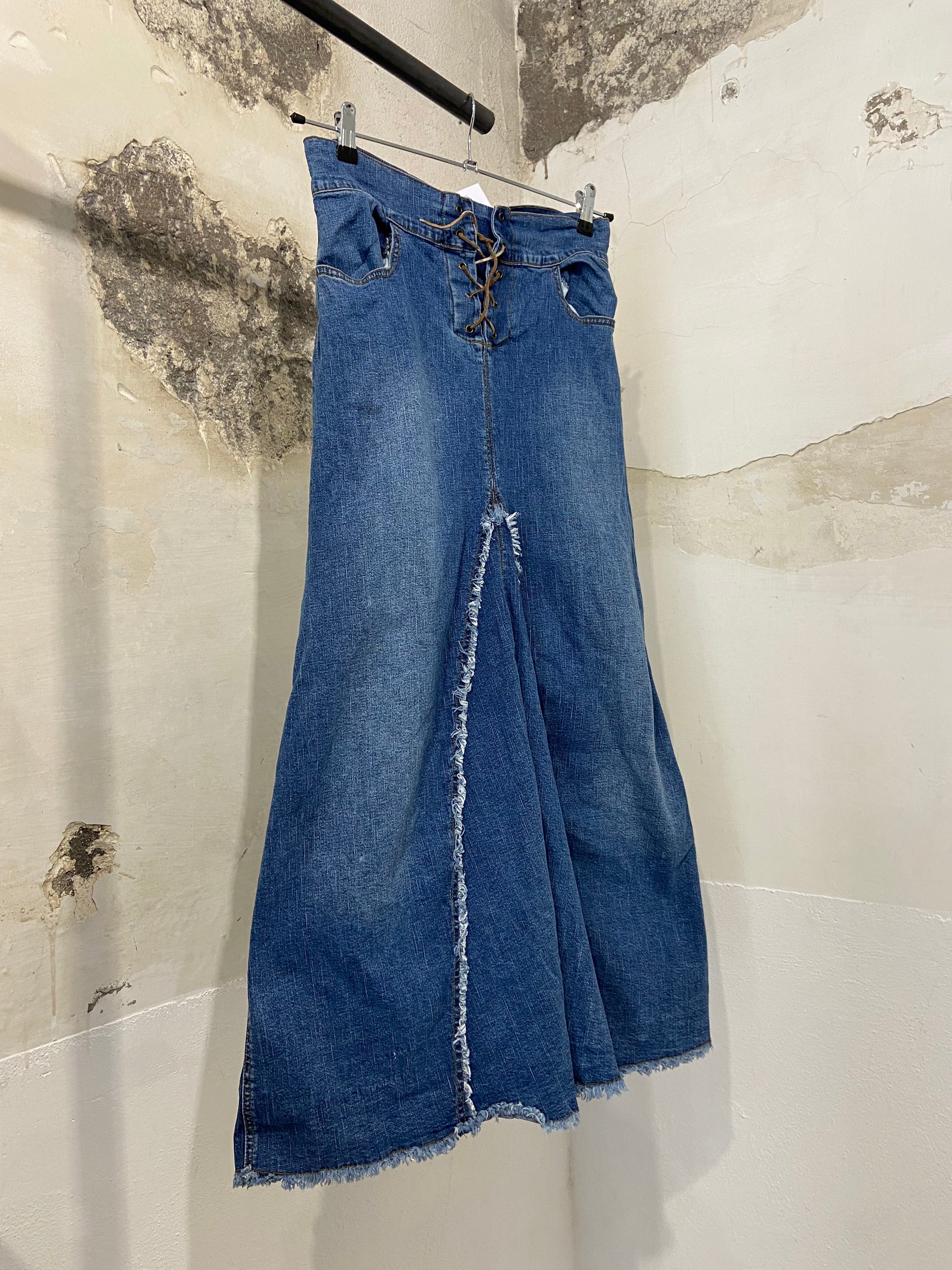 Denim Maxi Skirt