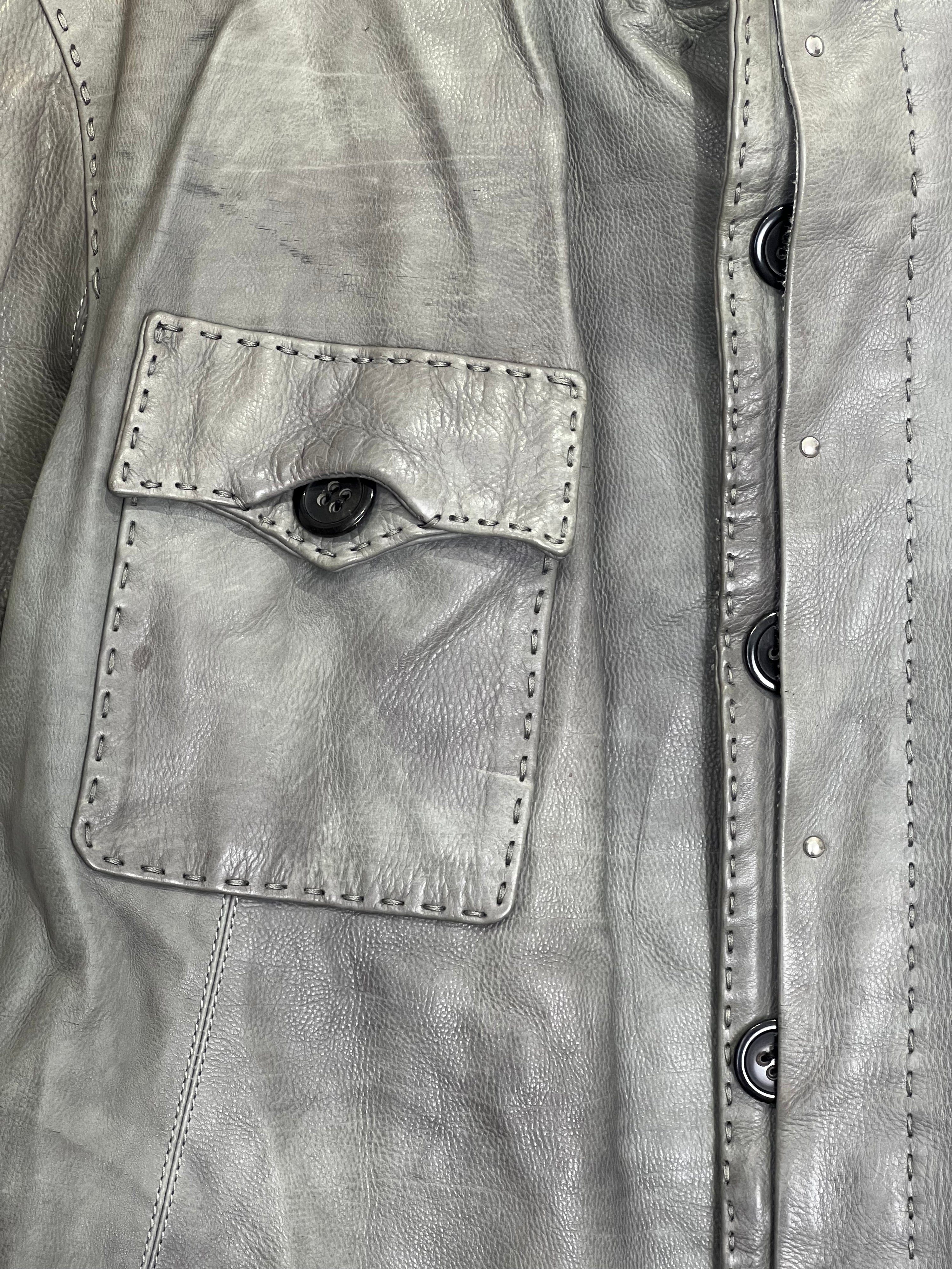 Dirk Bikkemberg Leather Jacket