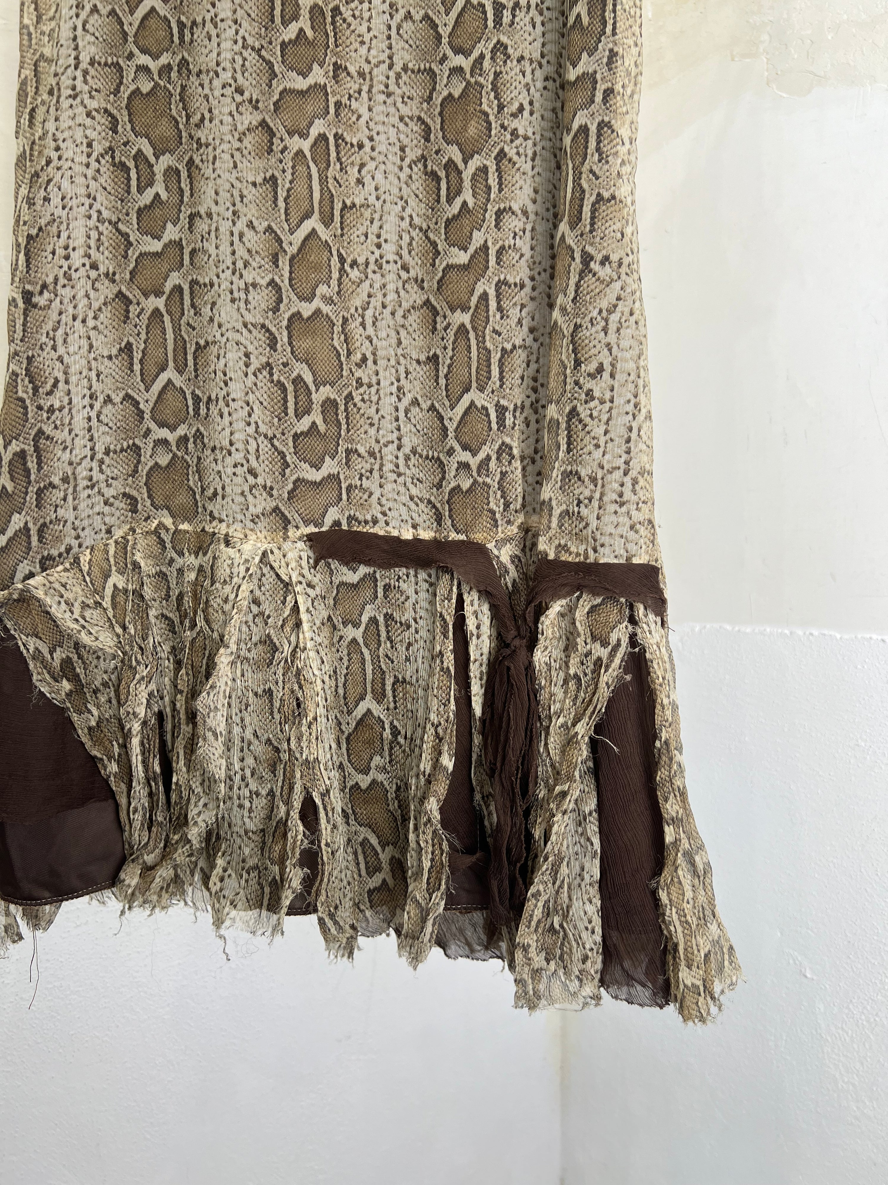Snake Pattern Dress